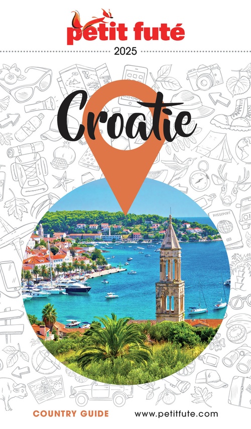 ebook cover of Guide Croatie 2025 Petit Futé, by Collectif