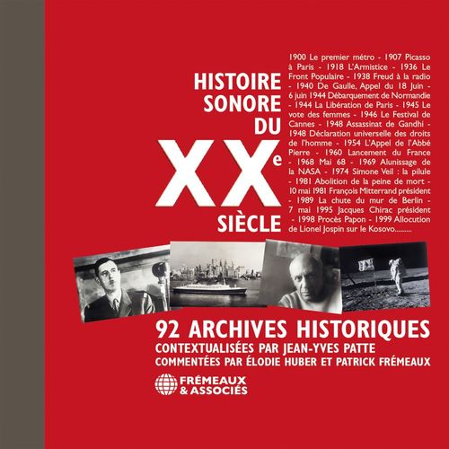 audiobook cover of Histoire sonore du XXe siècle, by Collectif