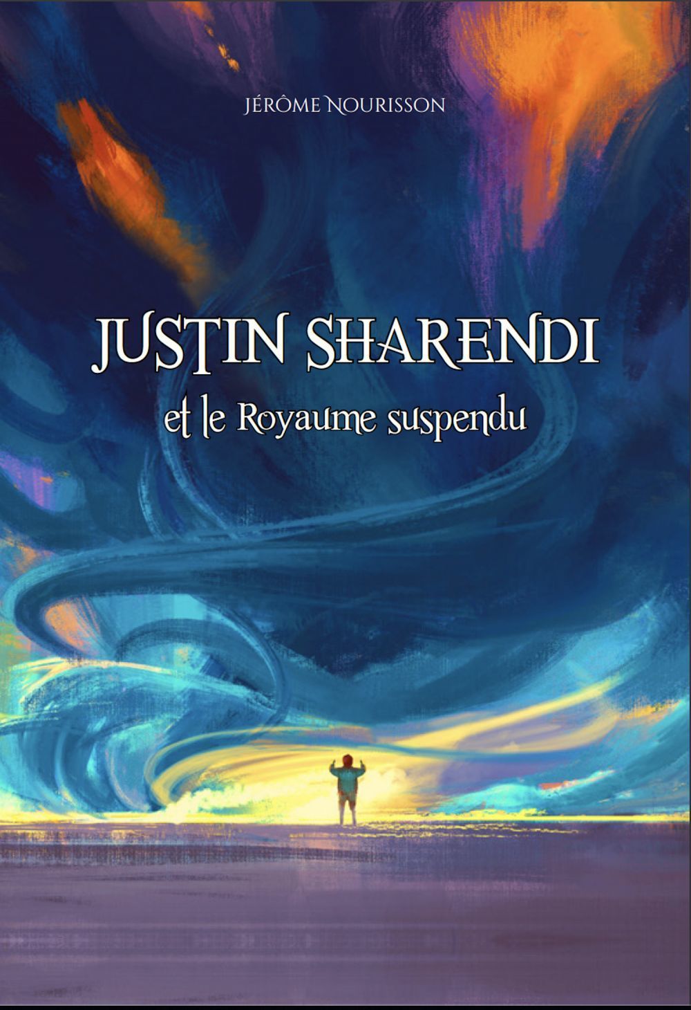 Couverture ebook de Justin Sharendi et le Royaume suspendu, de Jerome Nourisson