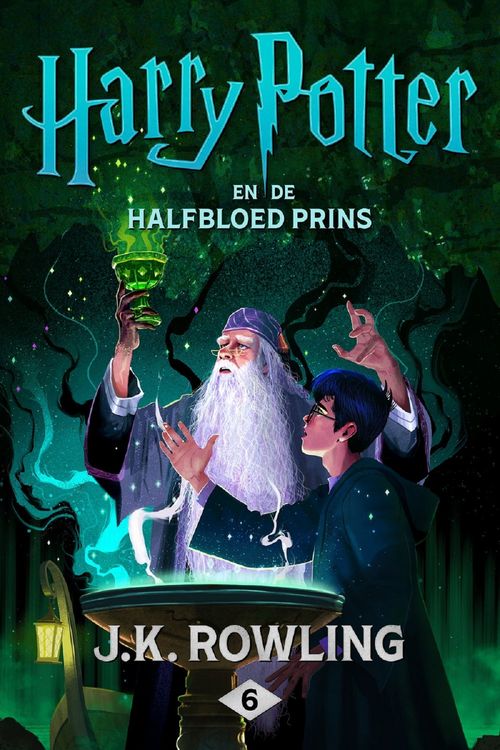 ebook cover of Harry Potter en de Halfbloed Prins, by J. K. Rowling