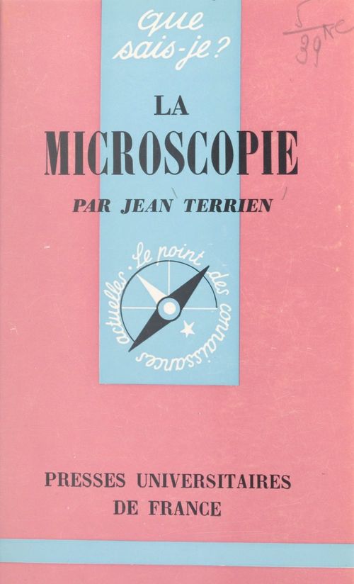 Couverture ebook de La microscopie, de Jean Terrien