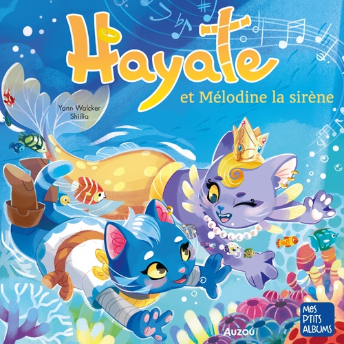 audiobook cover of Hayate et Mélodine la sirène, by Yann Walcker