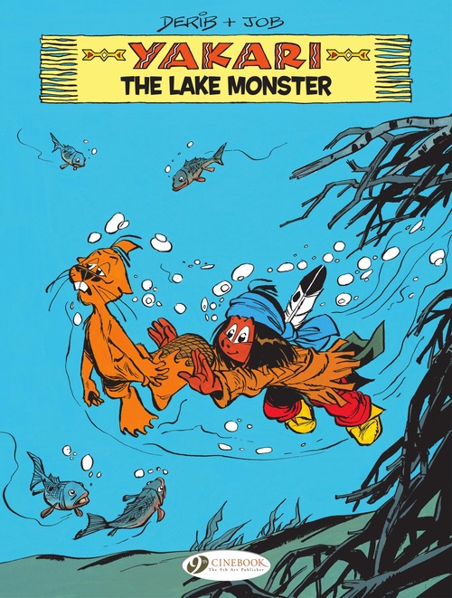Couverture ebook de Yakari - Volume 16 - The Lake Monster, de Job, Derib