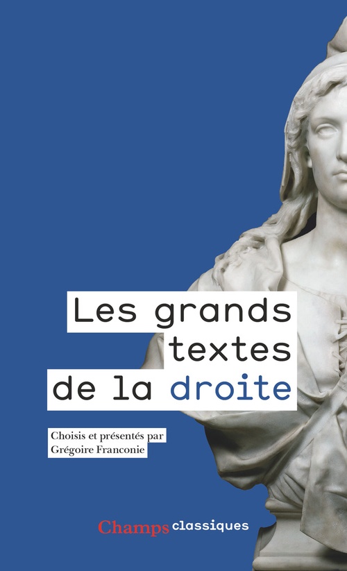 Couverture ebook de Les grands textes de la droite, de Collectif