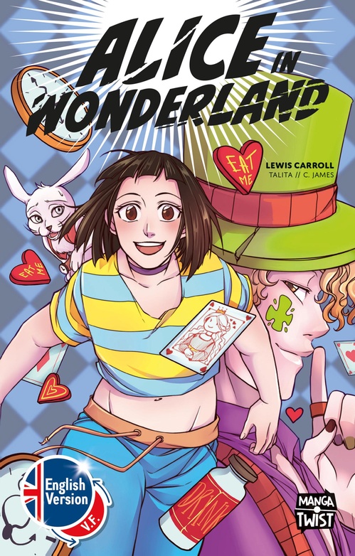 Couverture ebook de Alice in Wonderland, de Lewis Carroll, Christopher James