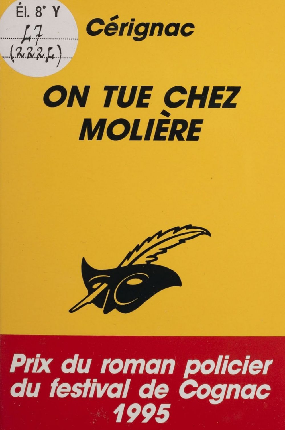 Couverture ebook de On tue chez Molière, de Cerignac