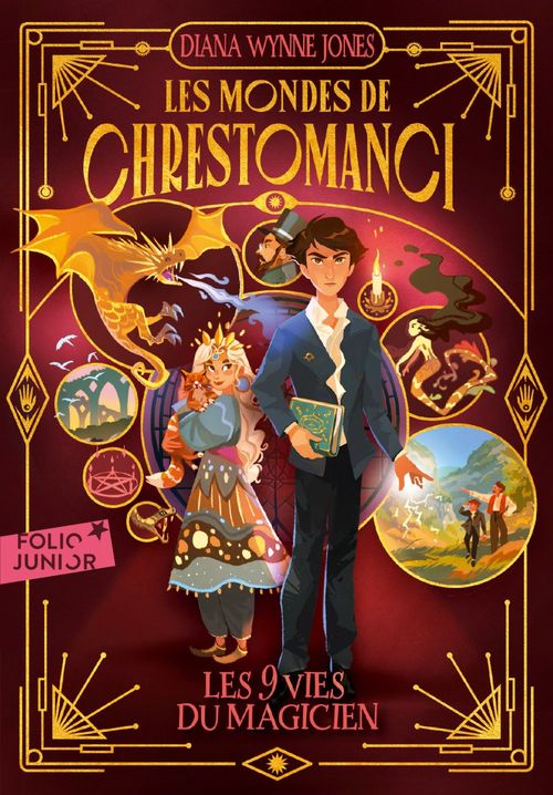 Couverture ebook de Les mondes de Chrestomanci (Tome 2) - Les neuf vies du magicien, de Diana Wynne Jones