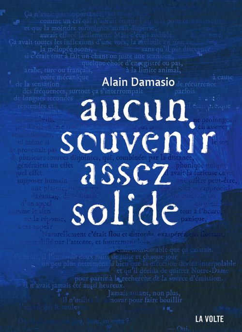 ebook cover of Aucun souvenir assez solide, by Alain Damasio