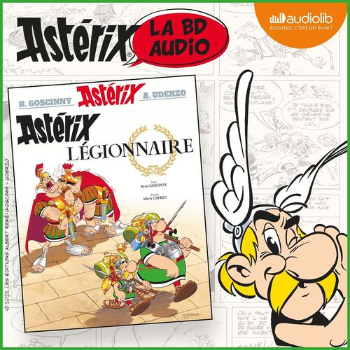 Couverture audiobook de Astérix Légionnaire, de Albert Uderzo, Rene Goscinny