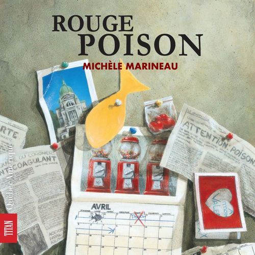 Couverture audiobook de Rouge poison, de Michèle Marineau