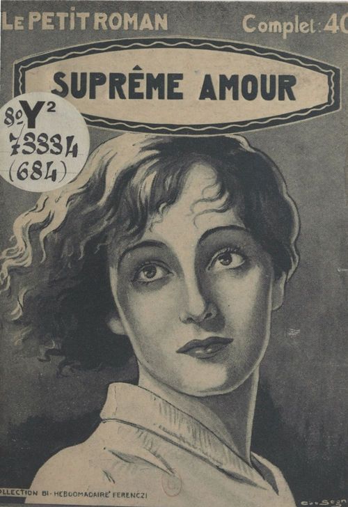 Couverture ebook de Suprême amour, de Alain Berger