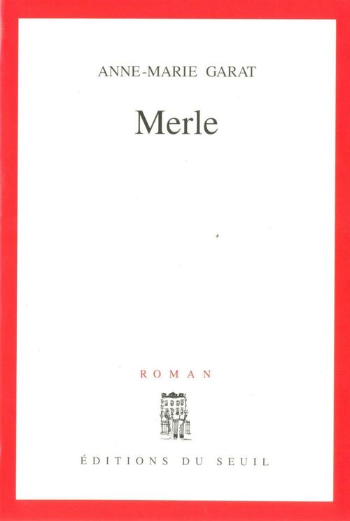 ebook cover of Merle, by Garat Anne-Marie
