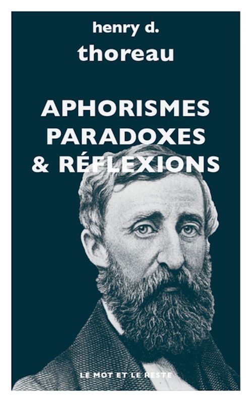 ebook cover of Aphorismes, paradoxes, réflexions, by Henry D. Thoreau