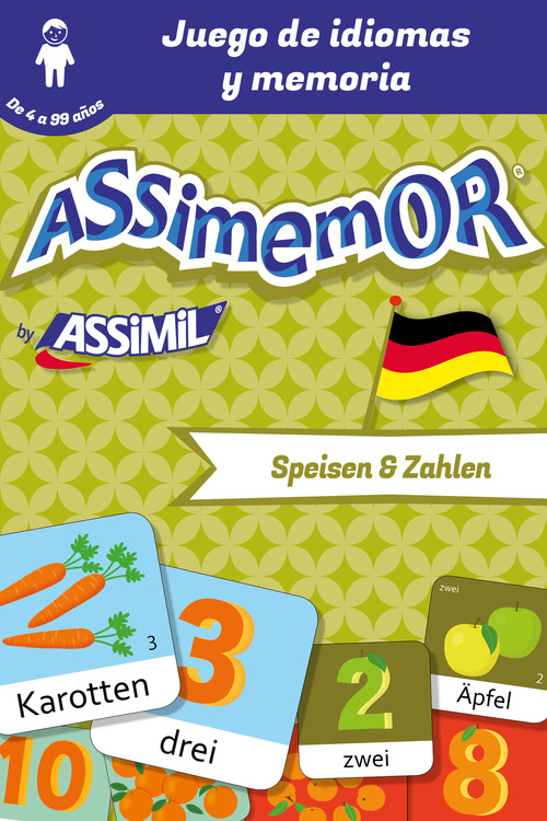 ebook cover of Assimemor - Mis primeras palabras en alemán: Speisen und Zahlen, by Celadon, Lea Fabre
