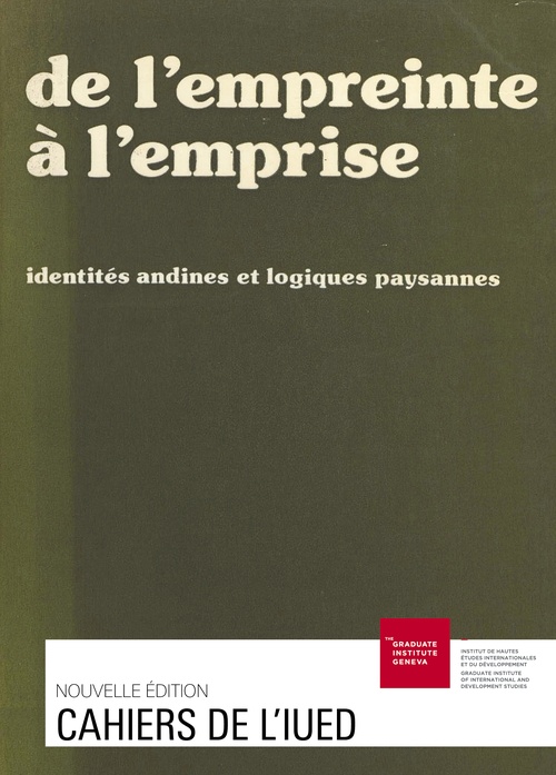 ebook cover of De l´empreinte à l´emprise, by Equipe Des Cahiers