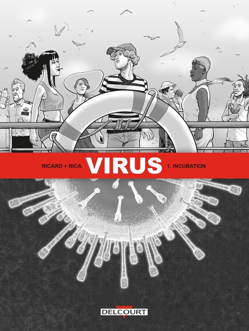 Couverture ebook de Virus T01 - Incubation, de Sylvain Ricard, Rica