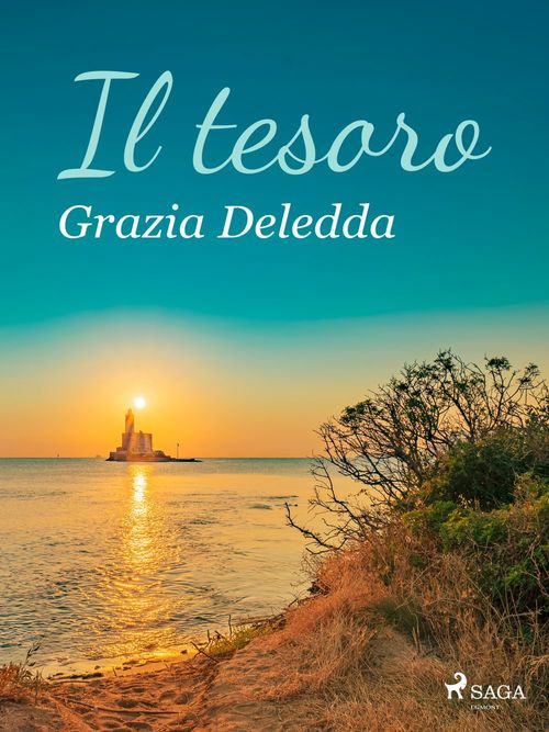 ebook cover of Il tesoro, by Grazia Deledda
