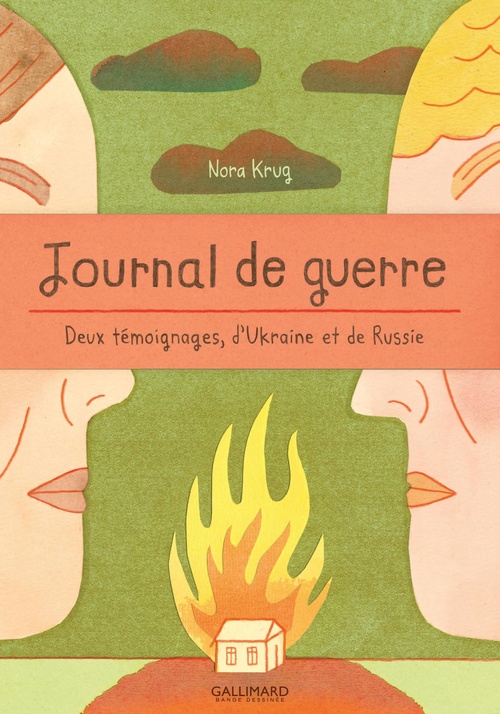 Couverture ebook de Journal de guerre. Deux témoignages dUkraine et de Russie, de Nora Krug
