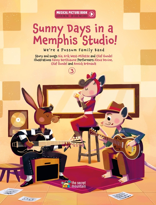 Couverture ebook de Sunny Days in a Memphis Studio!, de Bïa Krieger