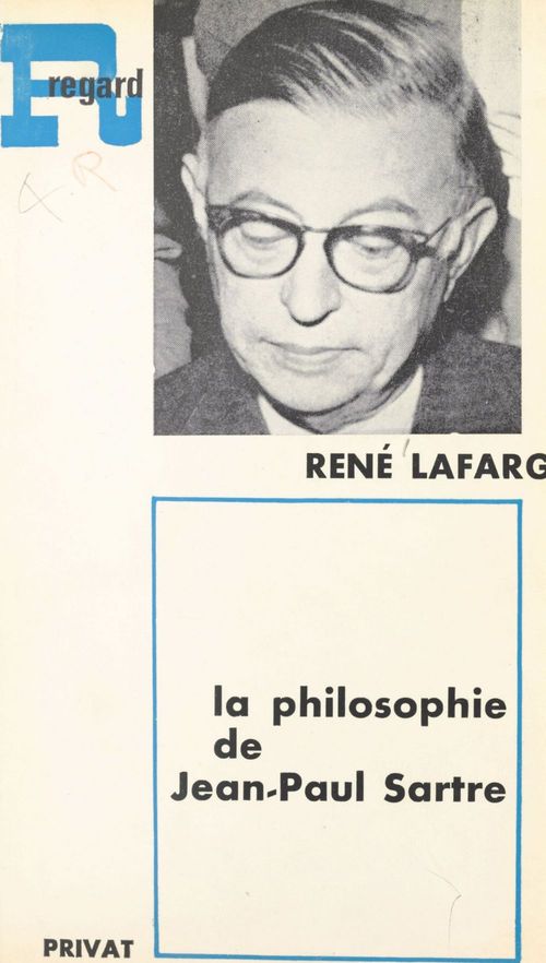 Couverture ebook de La philosophie de Jean-Paul Sartre, de Rene Lafarge