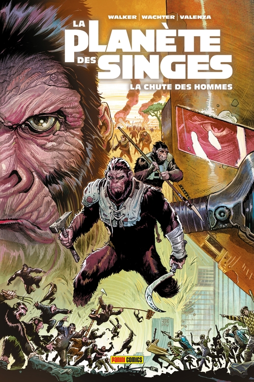 ebook cover of La Planète des singes : La chute des hommes, by David F. Walker
