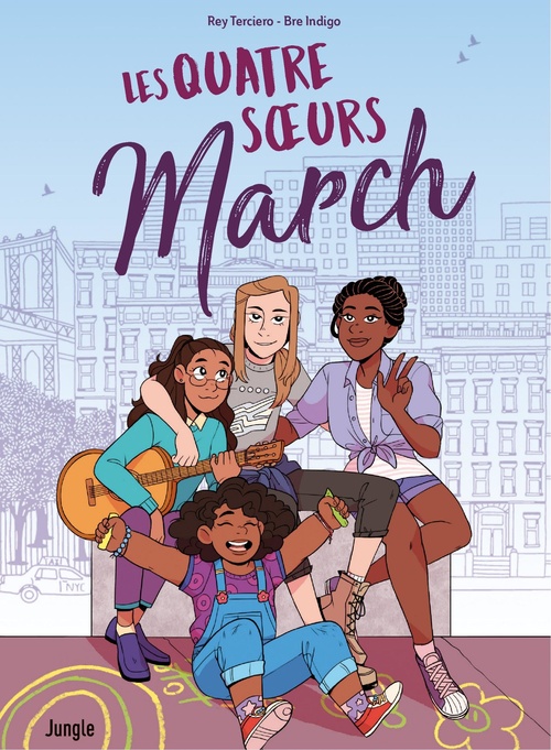 ebook cover of Les quatre soeurs March, by Rey Terciero, Bre Indigo