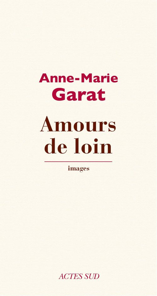 ebook cover of Amours de loin, by Anne-Marie Garat
