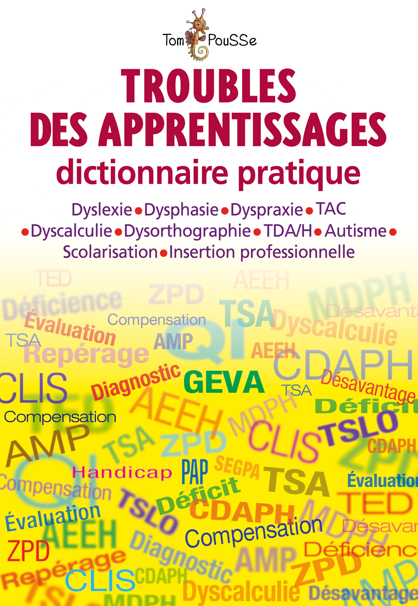 Couverture ebook de Troubles des apprentissages Dictionnaire pratique, de Jérôme Bessac