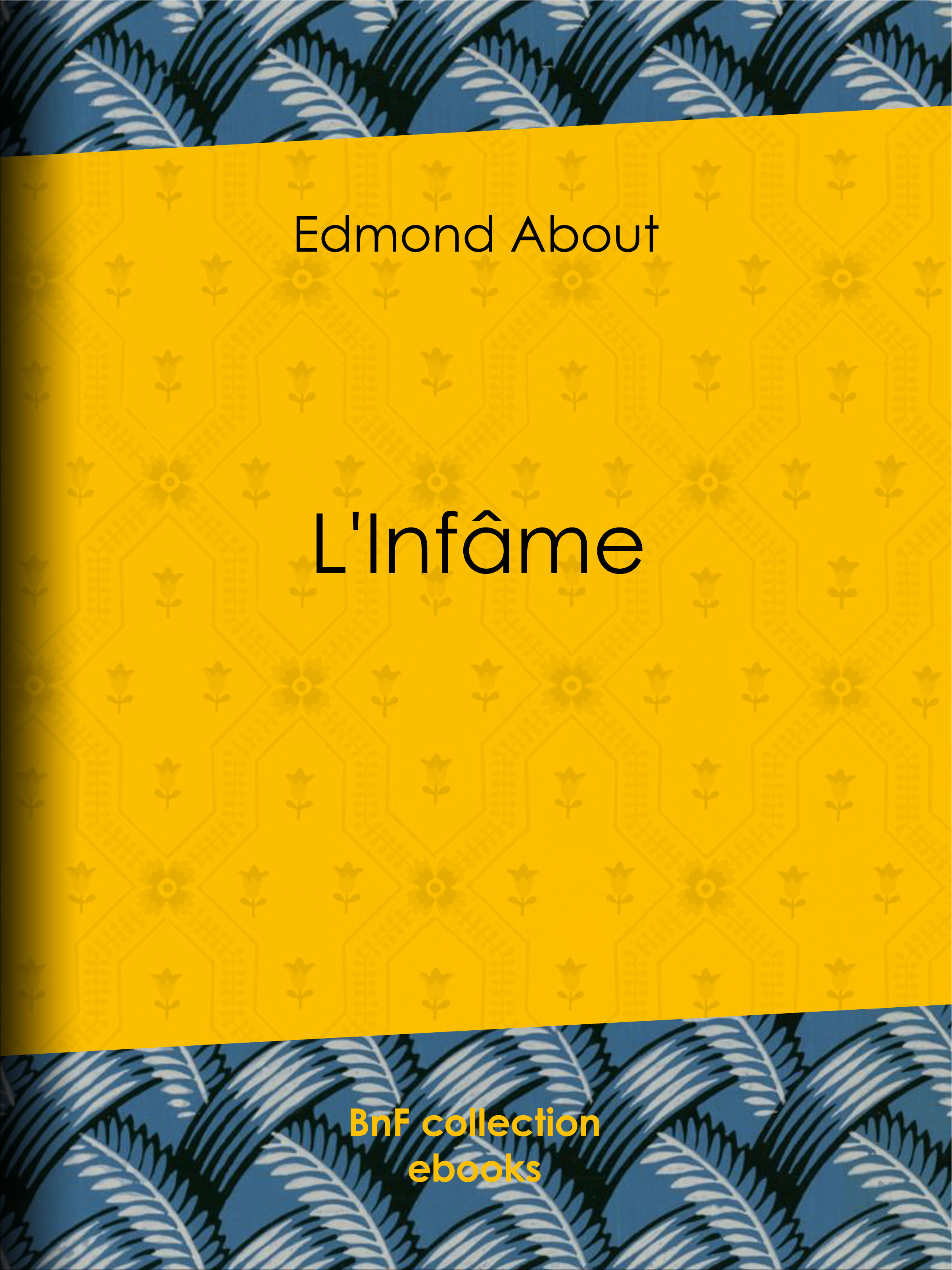 ebook cover of L'Infâme, by Edmond About