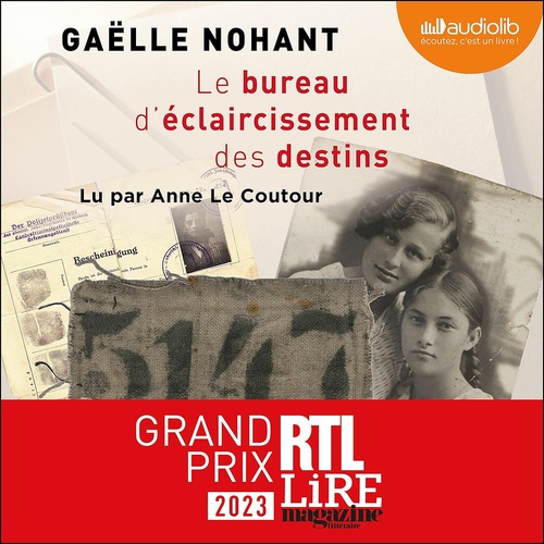 audiobook cover of Le Bureau d'éclaircissement des destins, by Gaëlle Nohant