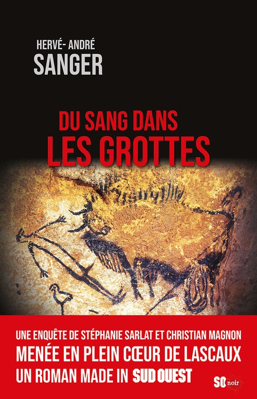 ebook cover of Du sang dans les grottes, by Hervé-André Sanger