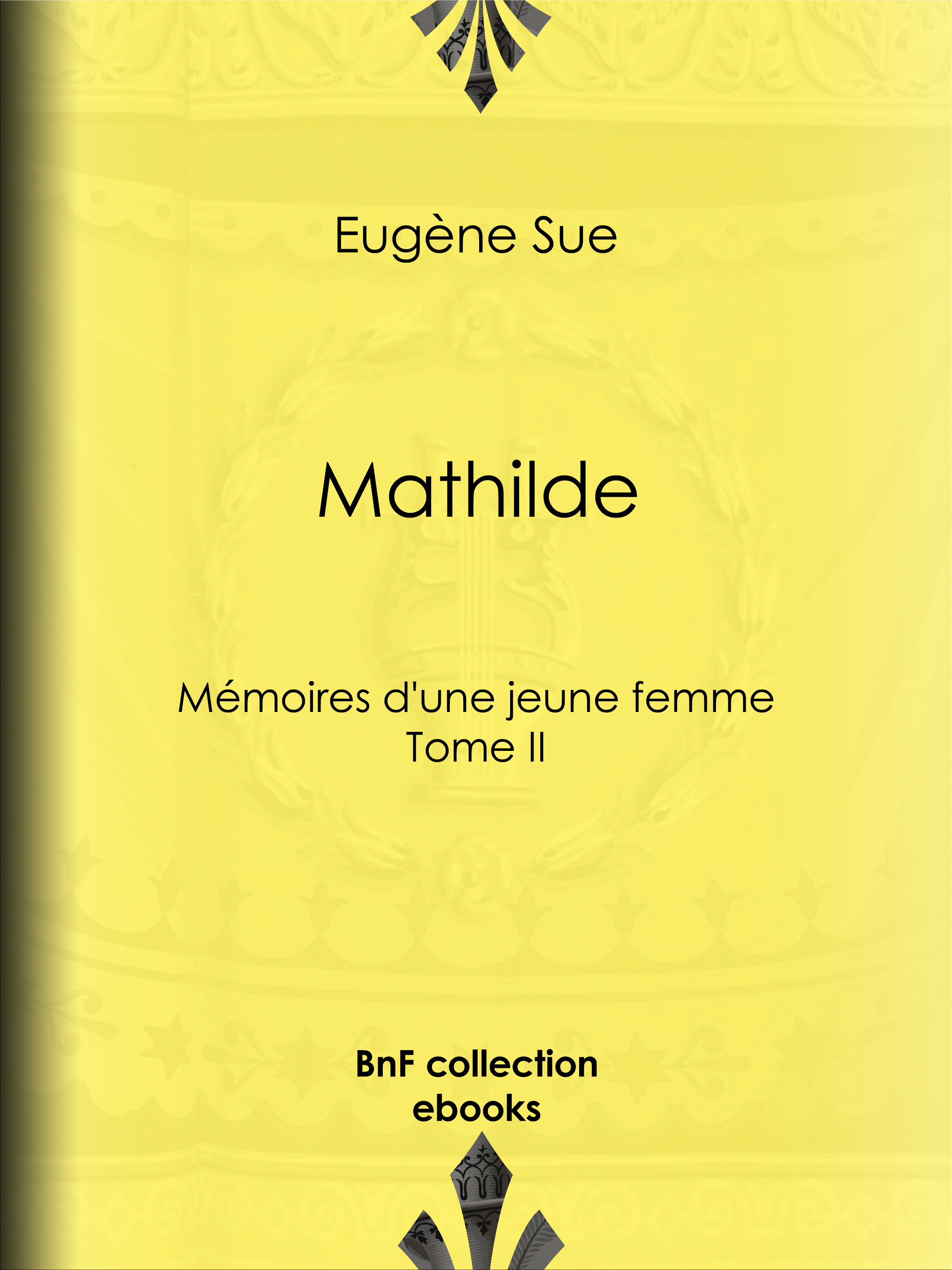 Couverture ebook de Mathilde, de Eugène Sue