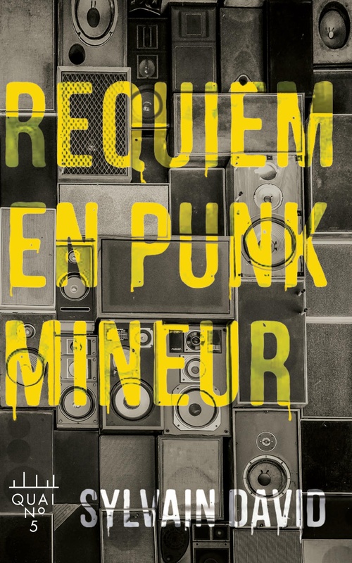 Couverture ebook de Requiem en punk mineur, de David Sylvain