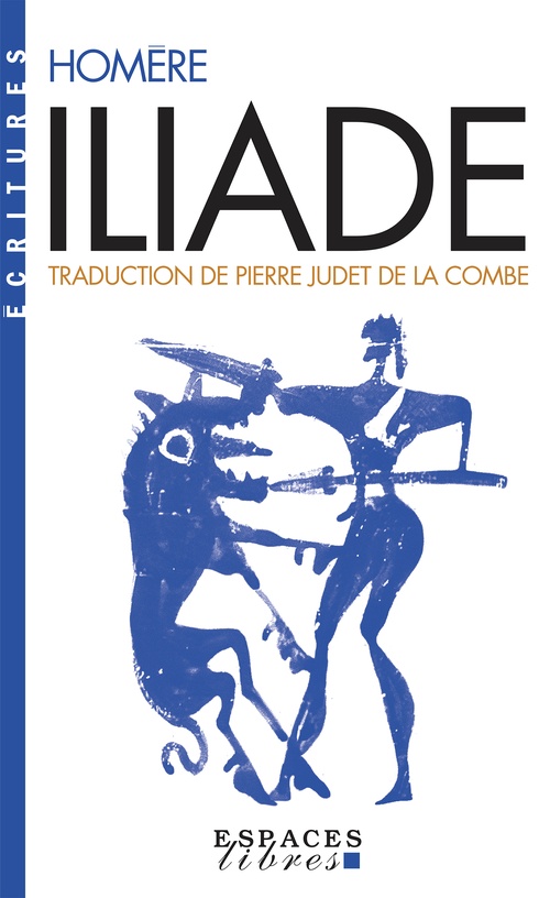 ebook cover of Iliade, by Homère
