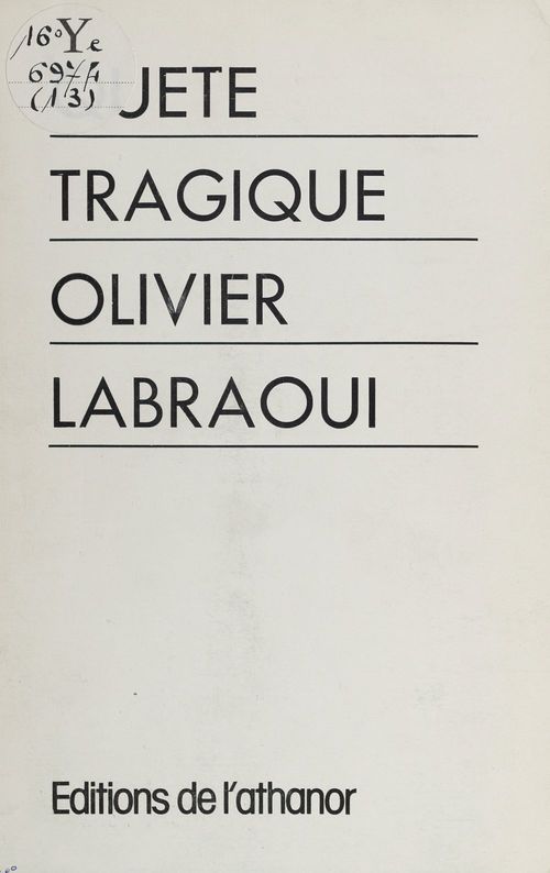 ebook cover of Quête tragique, by Olivier Labraoui