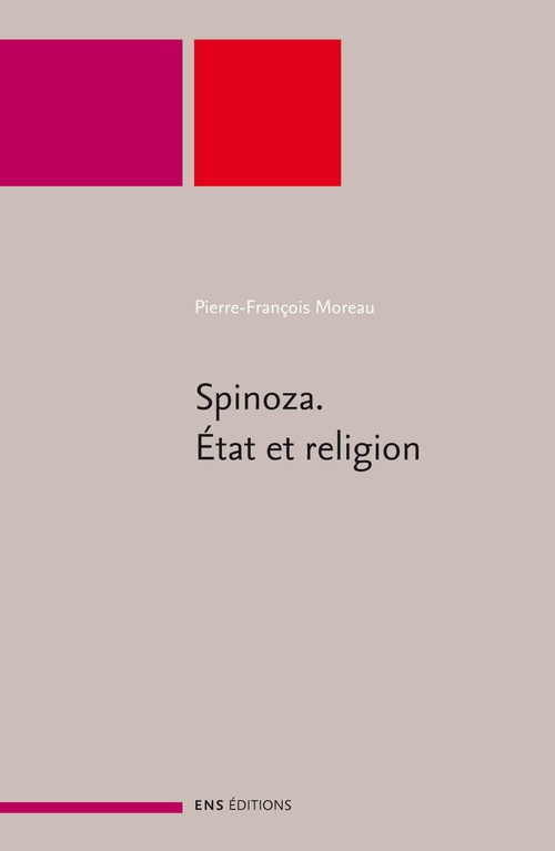 Couverture ebook de Spinoza. État et religion, de