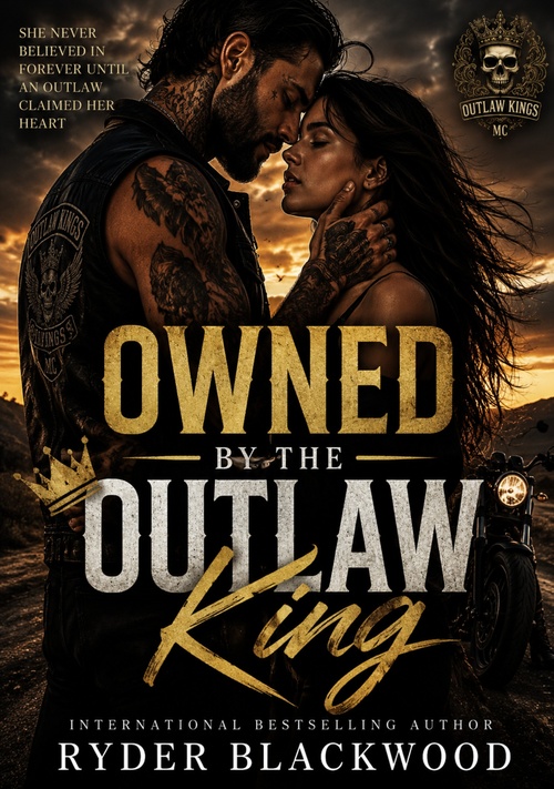 Couverture ebook de Owned By The Outlaw King, de Ryder Blackwood