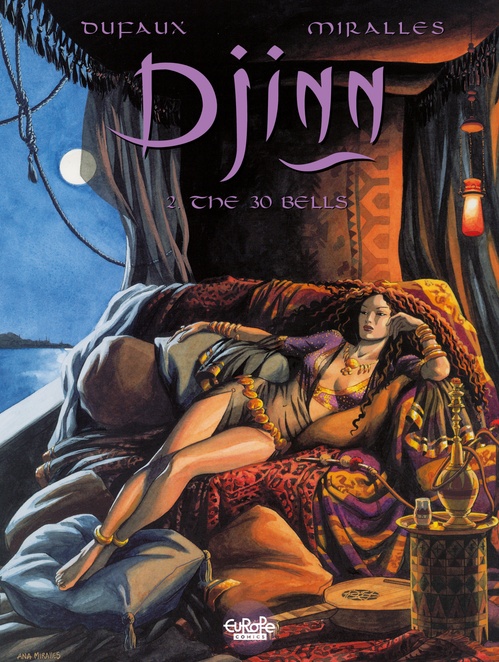 Couverture ebook de Djinn - Volume 2  - The 30 Bells, de Jean Dufaux