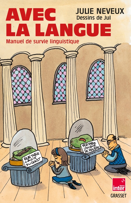 Couverture ebook de Avec la langue, de Julie Neveux, Jul