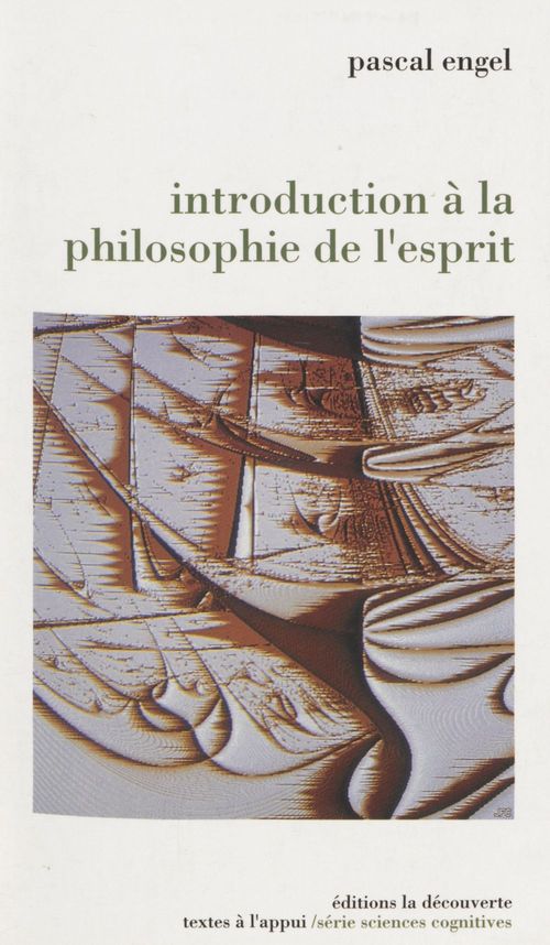 Couverture ebook de Introduction à la philosophie de l'esprit, de Pascal Engel