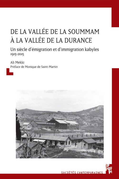 ebook cover of De la vallée de la Soummam à la vallée de la Durance, by Ali Mekki