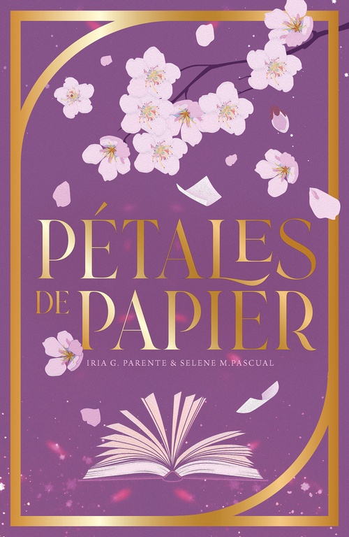 Couverture ebook de Pétales de papier, de Iria G. Parente, Selene M. Pascual