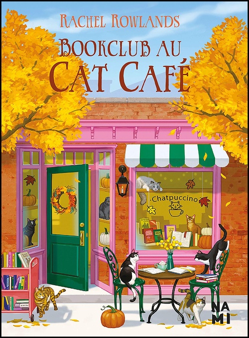 Couverture ebook de Bookclub au Cat Café, de Rachel Rowlands