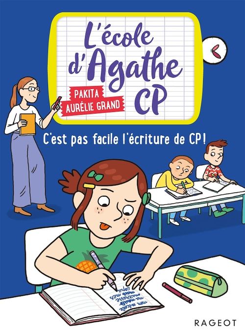 ebook cover of C'est pas facile l'écriture de CP !, by Pakita, Aurélie Grand