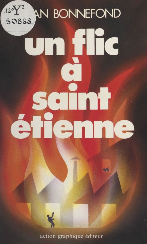 Couverture ebook de Un flic à Saint-Étienne, de Jean Bonnefond