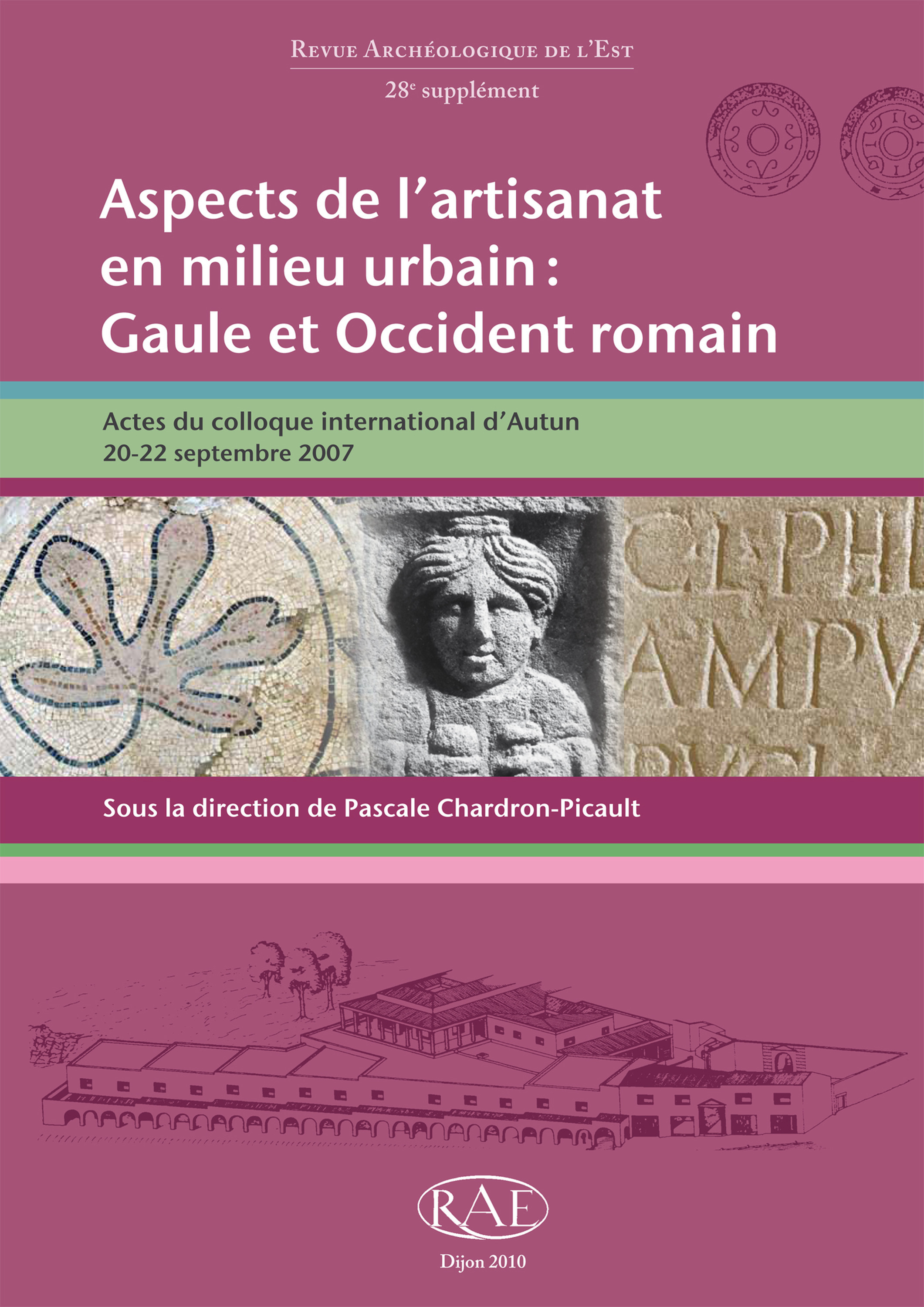 Couverture ebook de Aspects de l´artisanat en milieu urbain : Gaule et Occident romain, de Revue Archeologique De L'Est