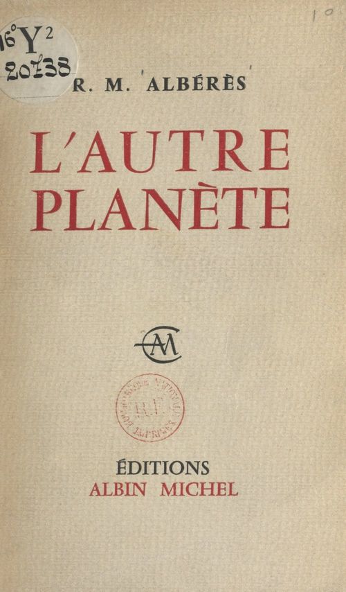 Couverture ebook de L'autre planète, de Rene Marill Alberes