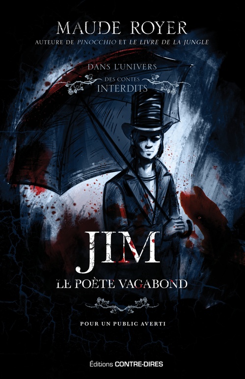 Couverture ebook de Jim, le poète vagabond, de Maude Royer