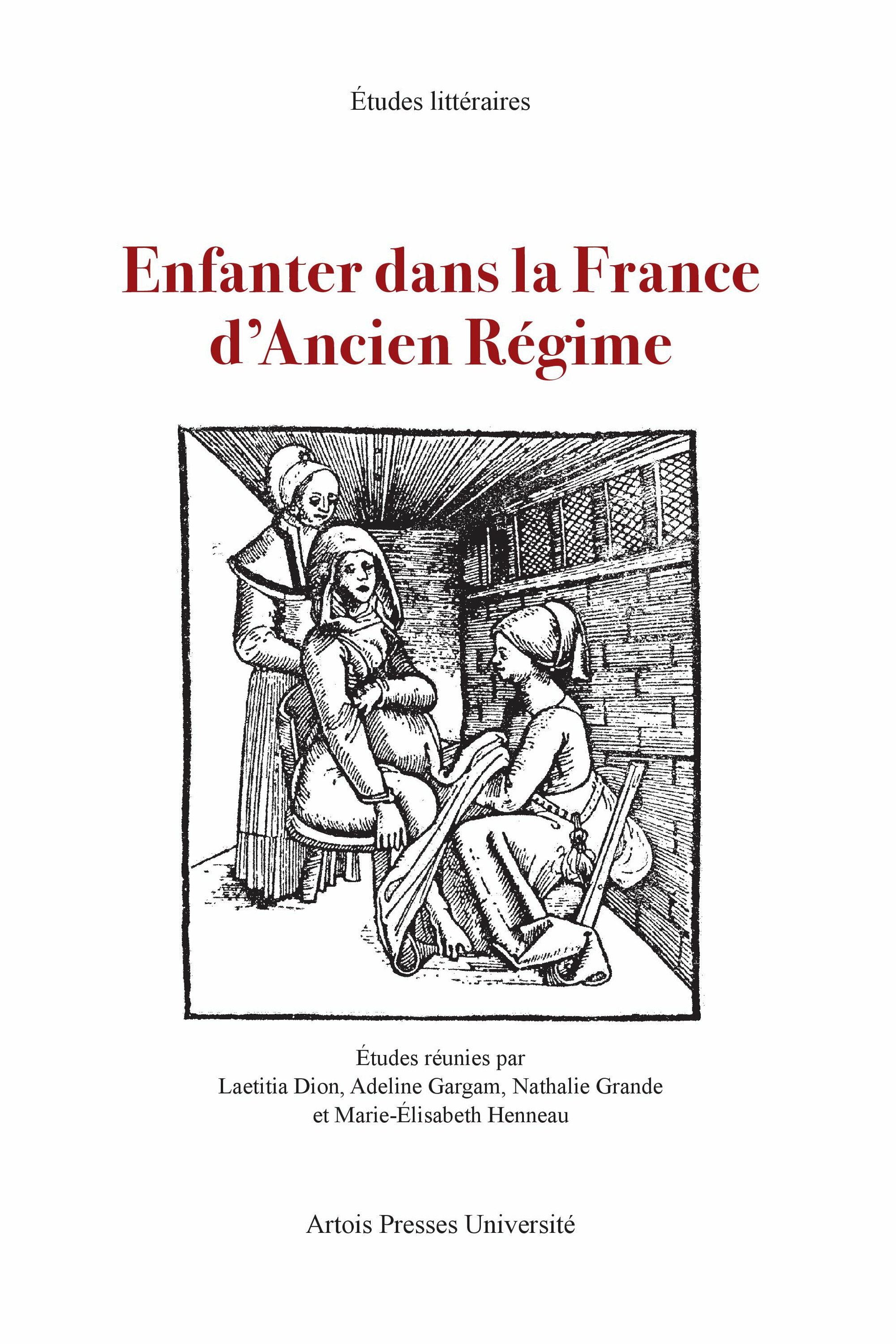 Couverture ebook de Enfanter dans la France d´Ancien Régime, de