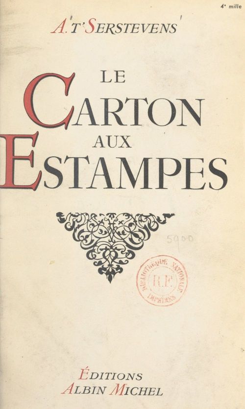 ebook cover of Le carton aux estampes, by Albert T'serstevens